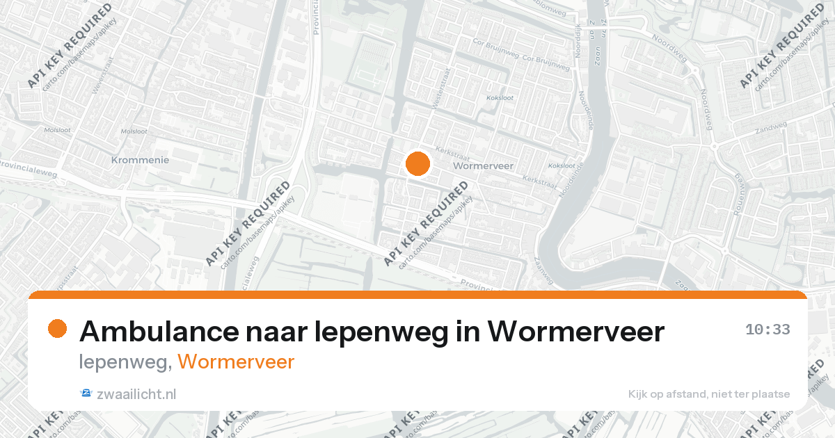 Ambulance naar Iepenweg in Wormerveer — 15 feb 2026