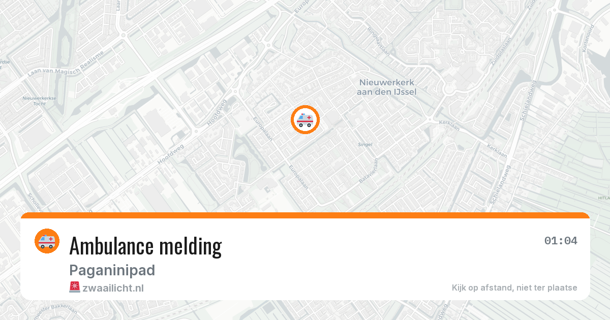 Ambulance melding — 10 jun 2026