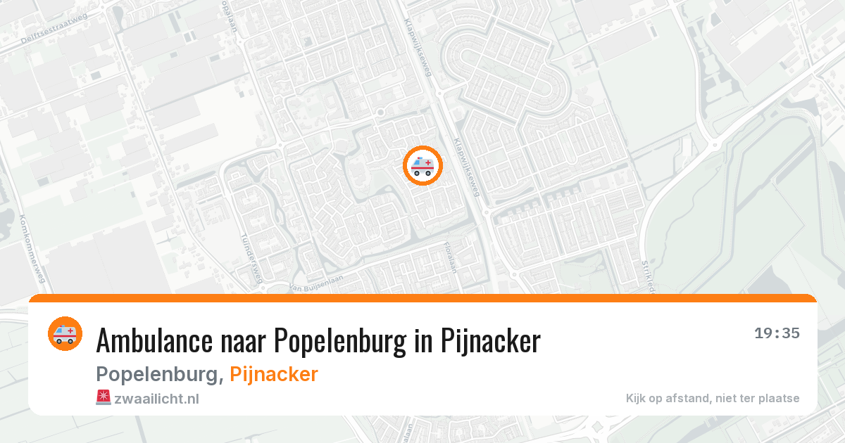 Ambulance naar Popelenburg in Pijnacker — 29 jan 2026