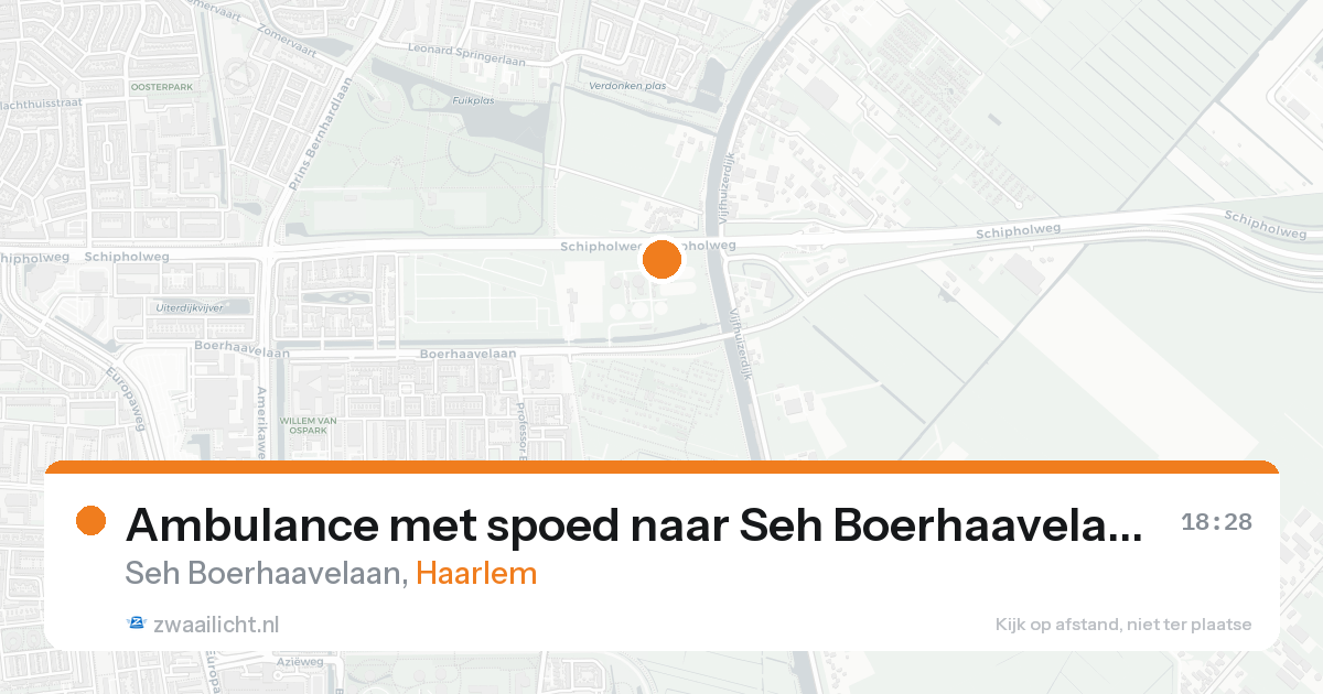 Ambulance met spoed naar Seh Boerhaavelaan in Haarlem — 7 feb 2026