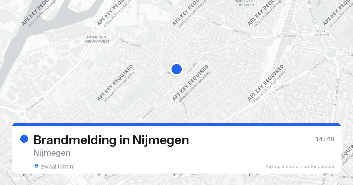Brandmelding in Nijmegen — 26 aug 2026