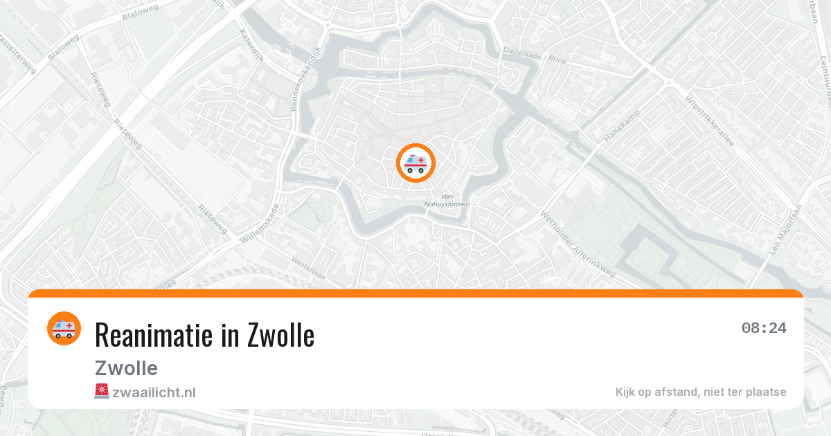 Reanimatie in Zwolle — 20 jun 2026