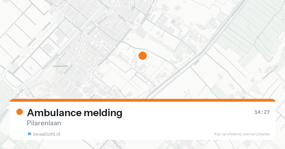 Ambulance melding — 31 jan 2026