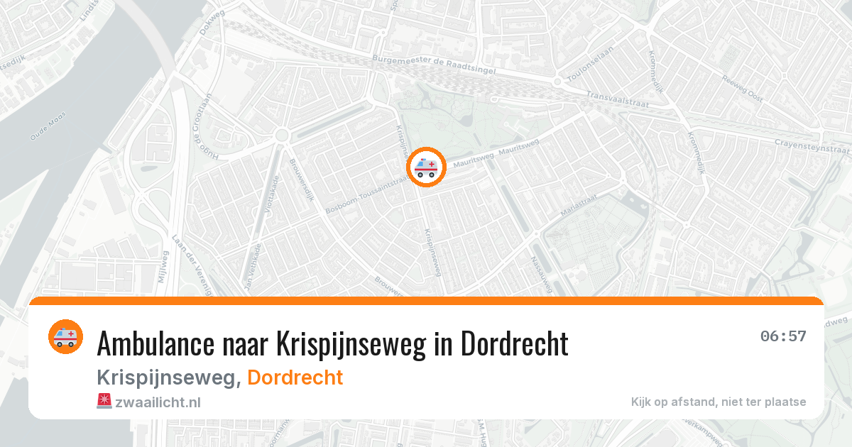 Ambulance naar Krispijnseweg in Dordrecht — 3 apr 2026