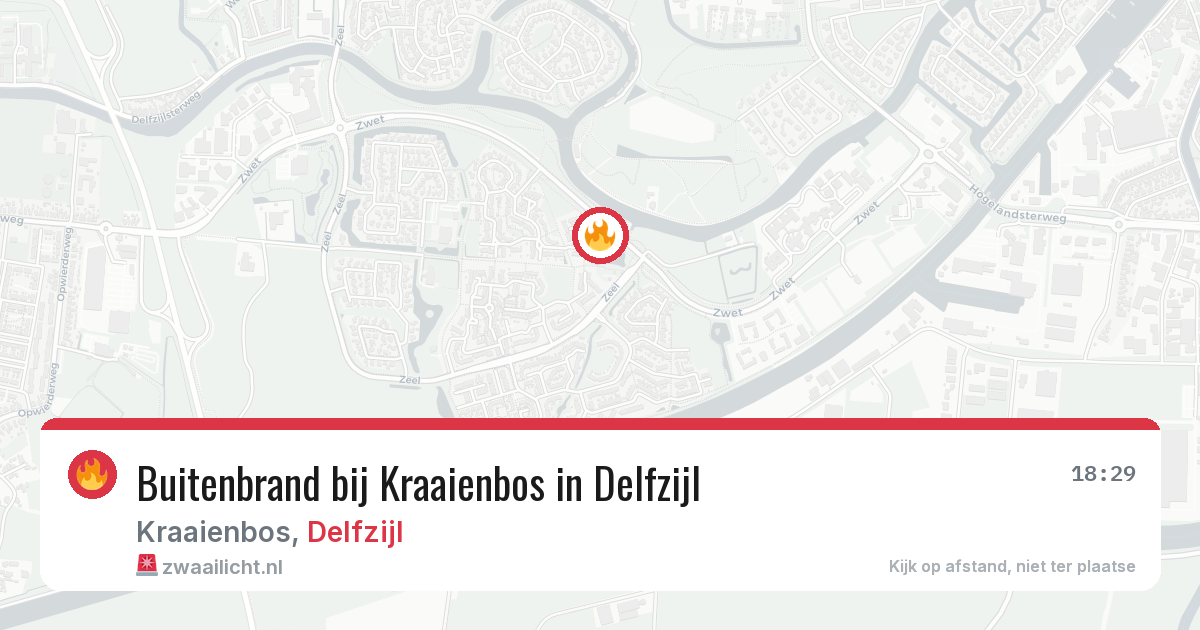 Buitenbrand bij Kraaienbos in Delfzijl — 16 jul 2026