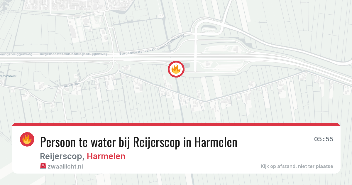 Persoon te water bij Reijerscop in Harmelen — 25 mrt 2026