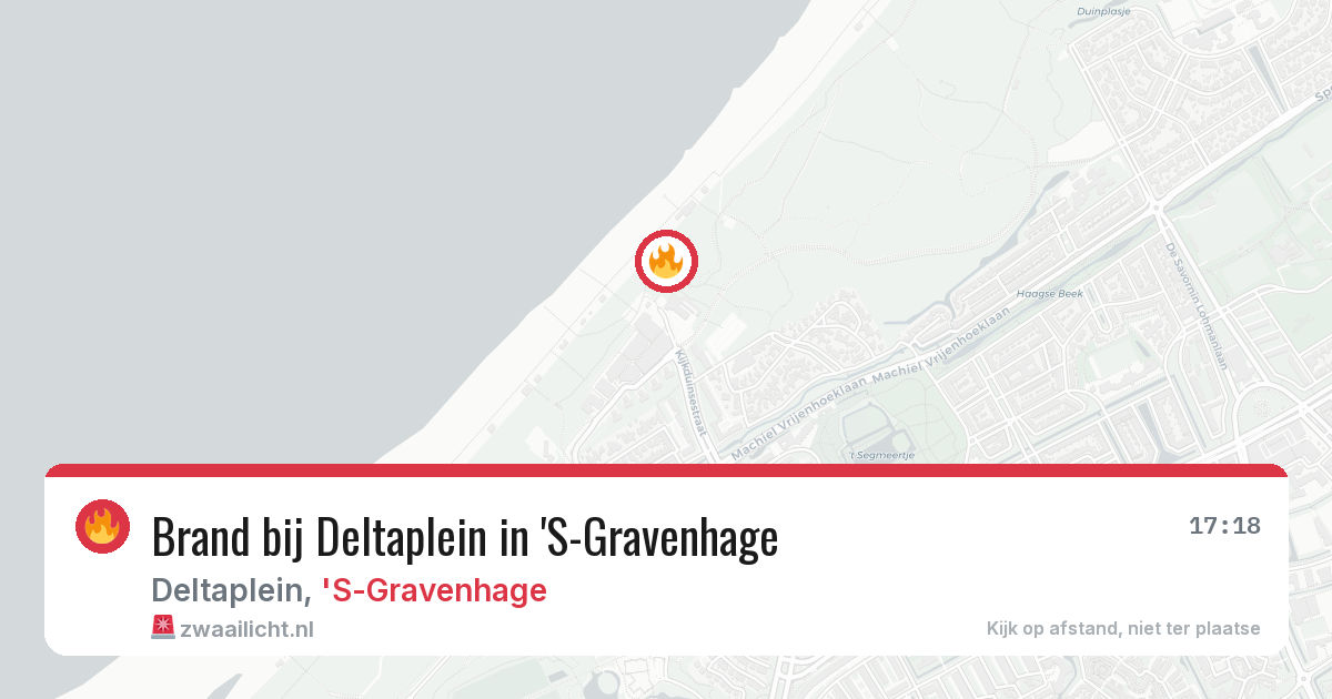Brand bij Deltaplein in 'S-Gravenhage — 31 mrt 2026