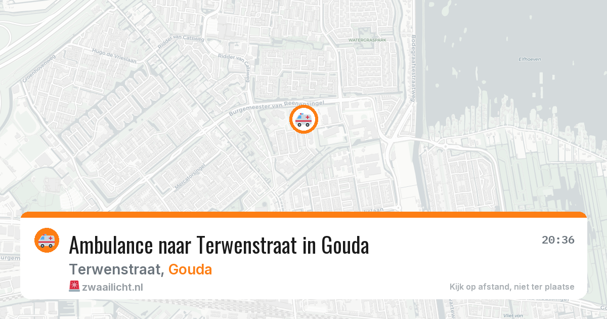 Ambulance naar Terwenstraat in Gouda — 7 apr 2026