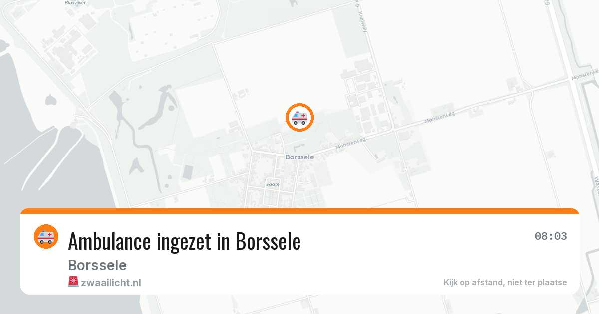 Ambulance ingezet in Borssele — 19 feb 2026
