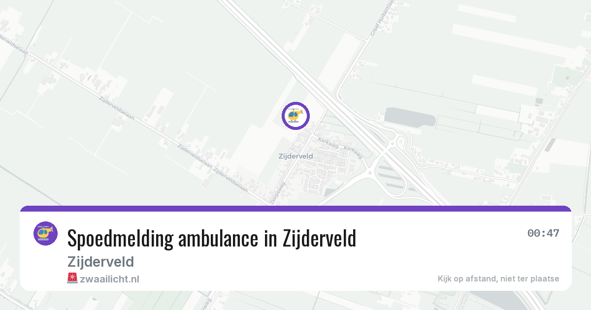 Spoedmelding ambulance in Zijderveld — 23 jun 2026