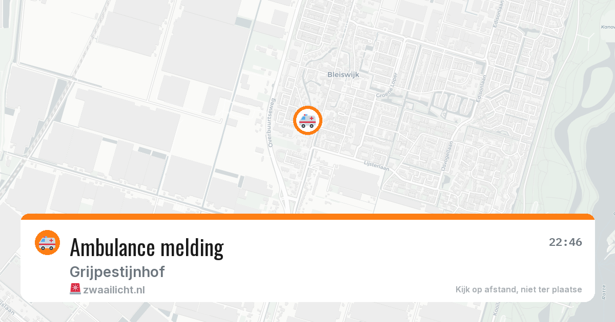Ambulance melding — 17 mei 2026