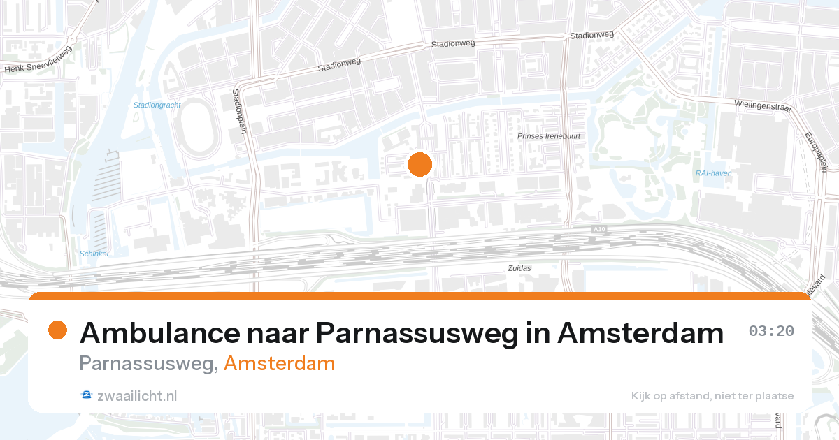 Ambulance naar Parnassusweg in Amsterdam — 7 feb 2026