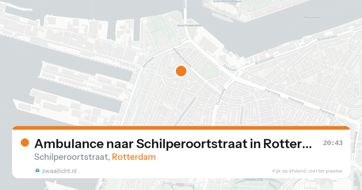 Ambulance naar Schilperoortstraat in Rotterdam — 15 aug 2026