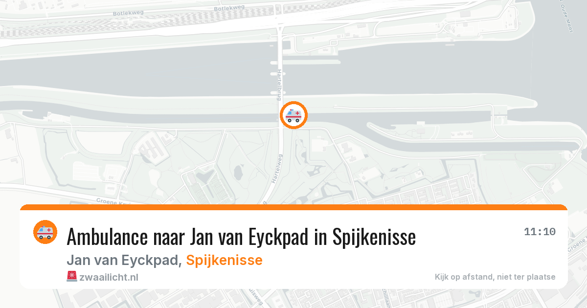 Ambulance naar Jan van Eyckpad in Spijkenisse — 6 jun 2026