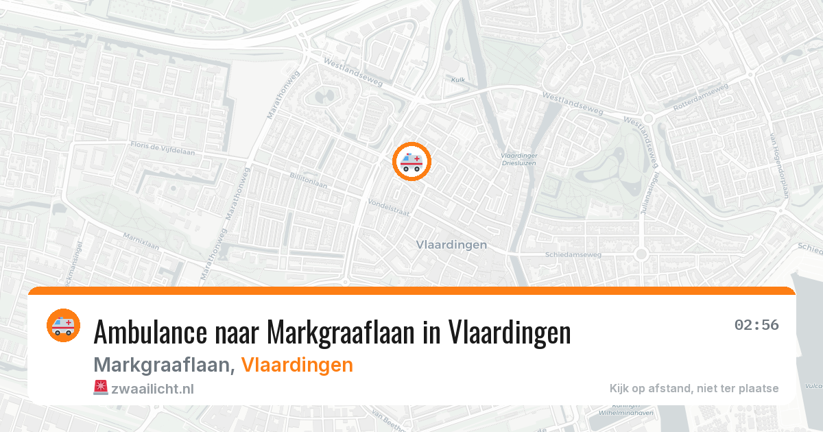 Ambulance naar Markgraaflaan in Vlaardingen — 27 mei 2026