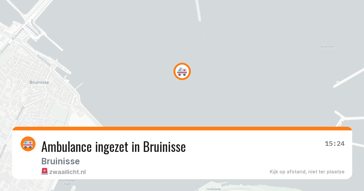 Ambulance ingezet in Bruinisse — 11 aug 2026