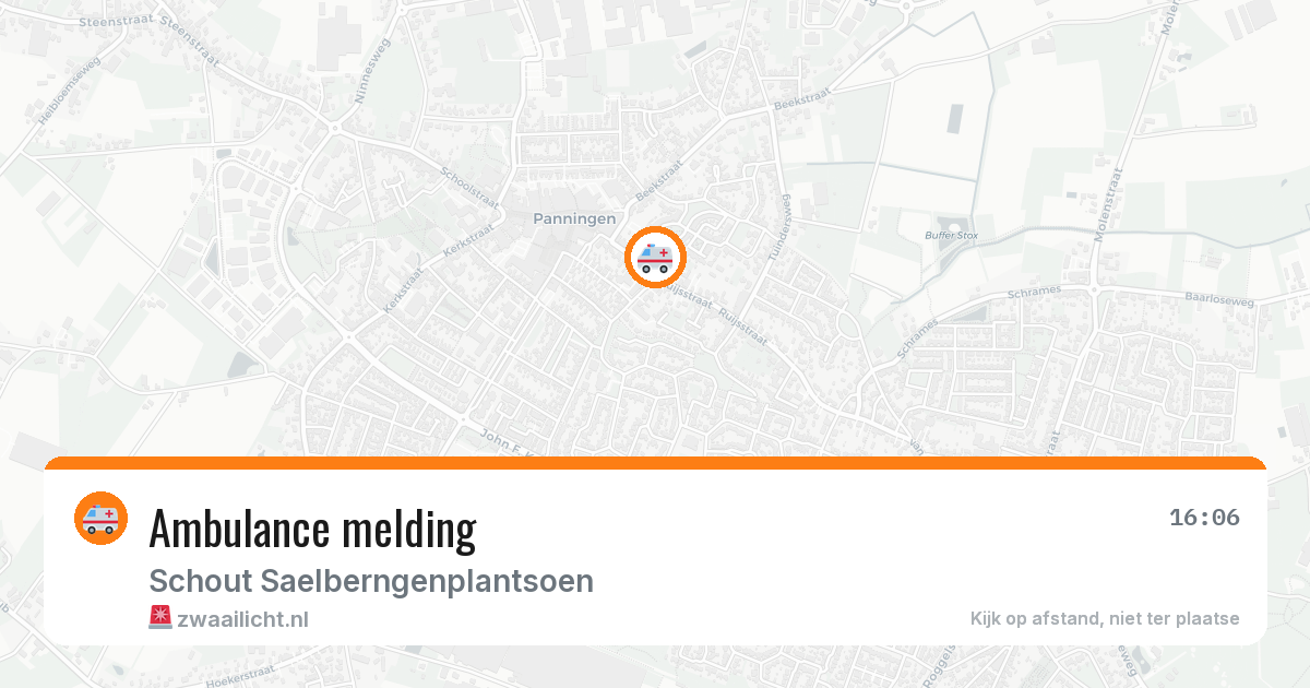 Ambulance melding — 30 jun 2026