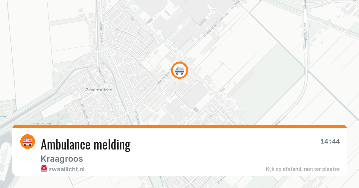 Ambulance melding — 3 jul 2026