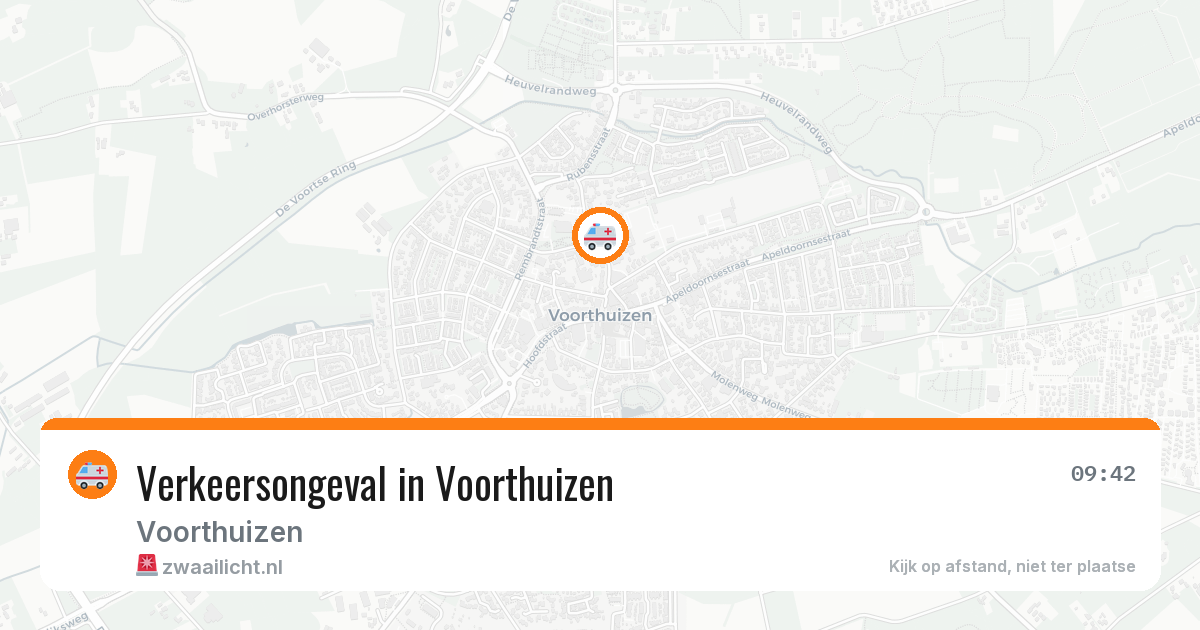 Verkeersongeval in Voorthuizen — 21 apr 2026
