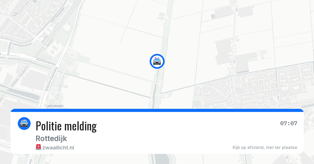 Politie melding — 29 jan 2026