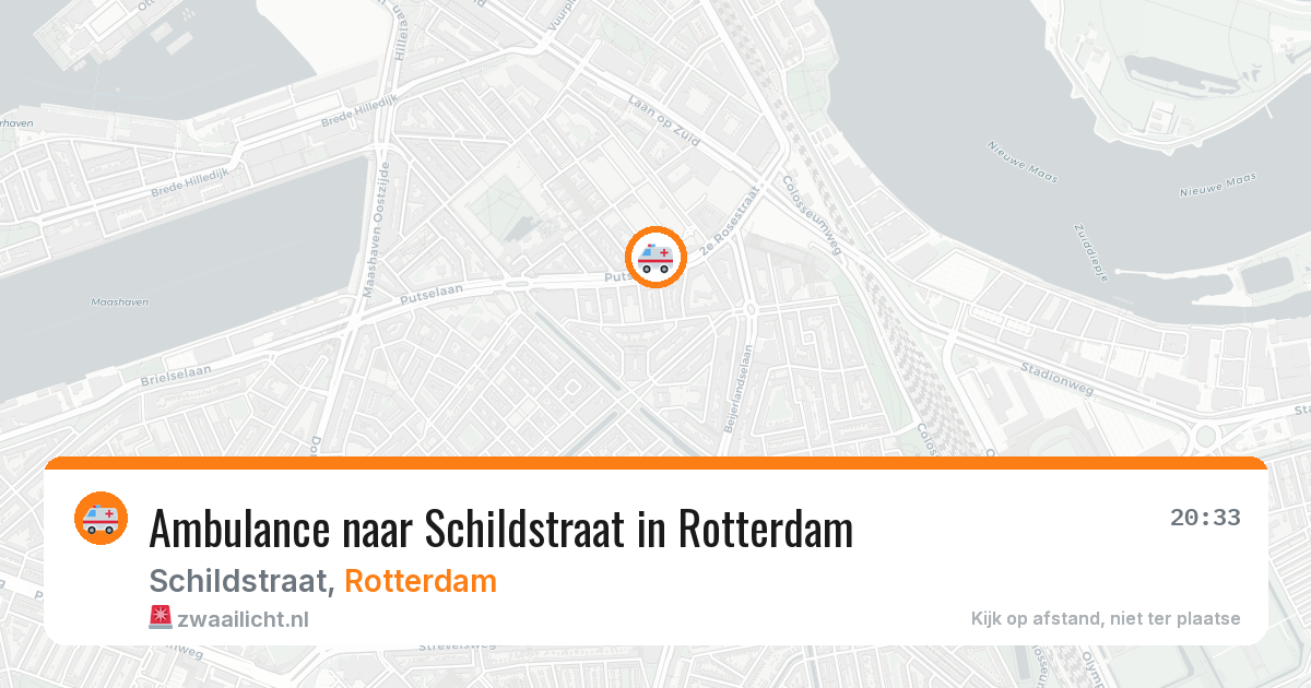 Ambulance naar Schildstraat in Rotterdam — 5 mei 2026