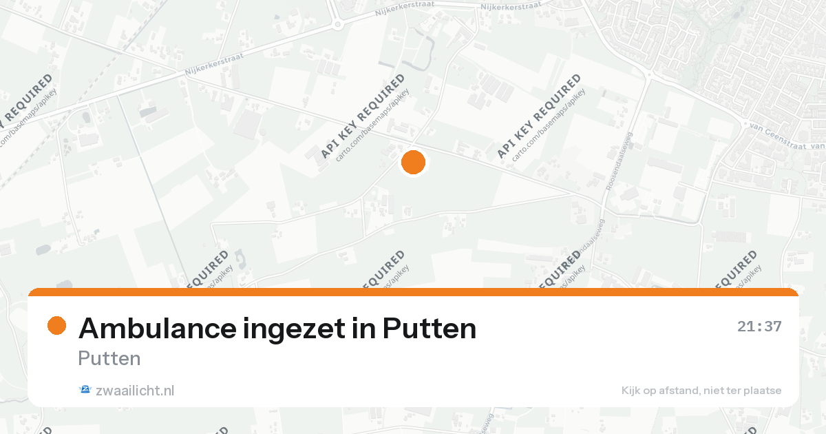 Ambulance ingezet in Putten — 31 jan 2026
