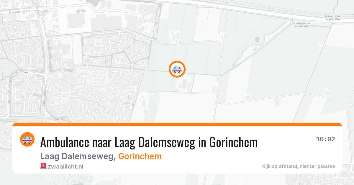 Ambulance naar Laag Dalemseweg in Gorinchem — 29 jan 2026