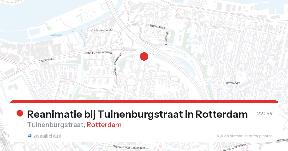 Reanimatie bij Tuinenburgstraat in Rotterdam — 31 jan 2026
