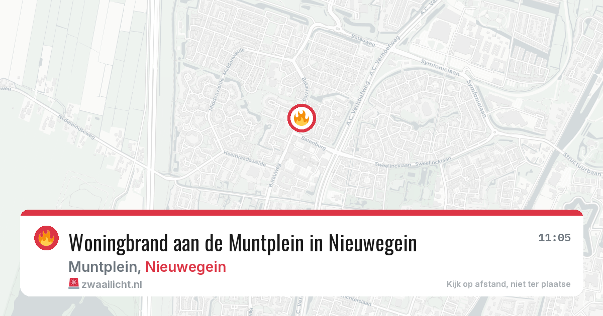 Woningbrand aan de Muntplein in Nieuwegein — 30 apr 2026