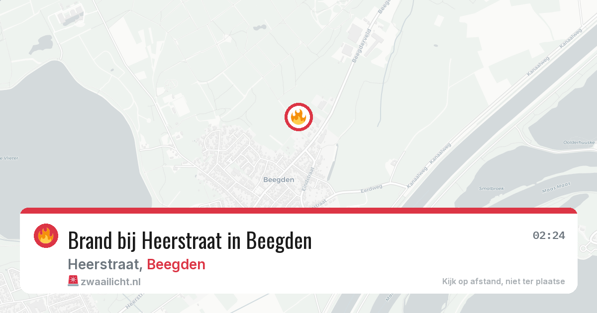 Brand bij Heerstraat in Beegden — 27 jun 2026