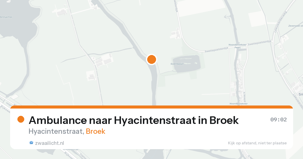 Ambulance naar Hyacintenstraat in Broek — 21 aug 2026