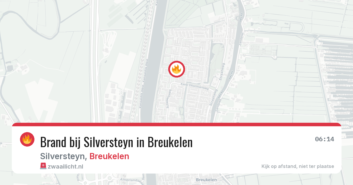 Brand bij Silversteyn in Breukelen — 11 aug 2026