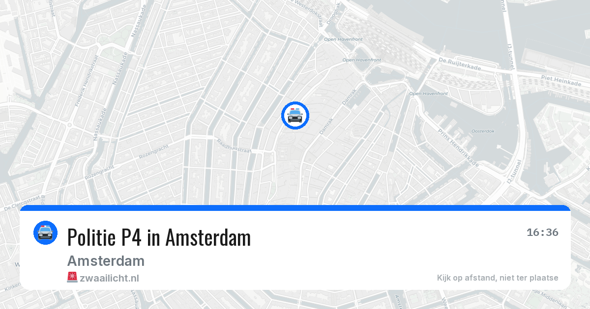 Politie P4 in Amsterdam — 31 mei 2026 | 🚨 Zwaailicht.nl