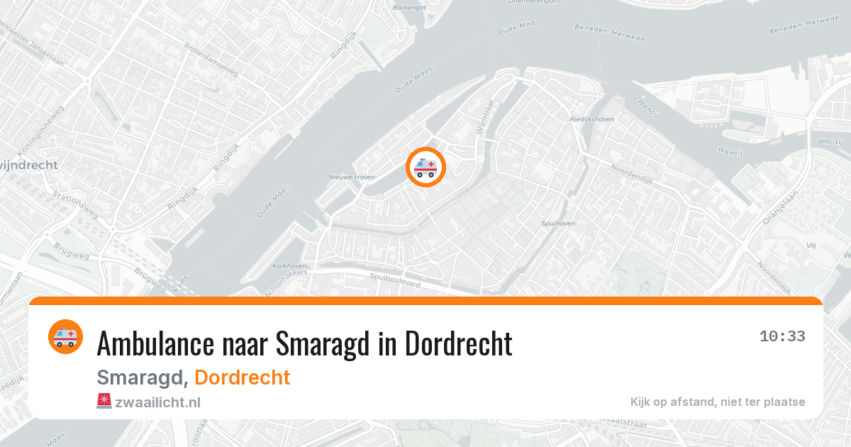 Ambulance naar Smaragd in Dordrecht — 2 apr 2026