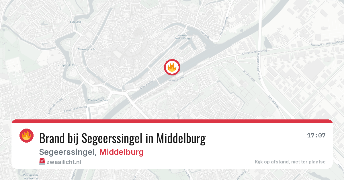 Brand bij Segeerssingel in Middelburg — 2 jun 2026