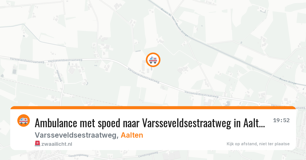Ambulance met spoed naar Varsseveldsestraatweg in Aalten — 14 mei 2026
