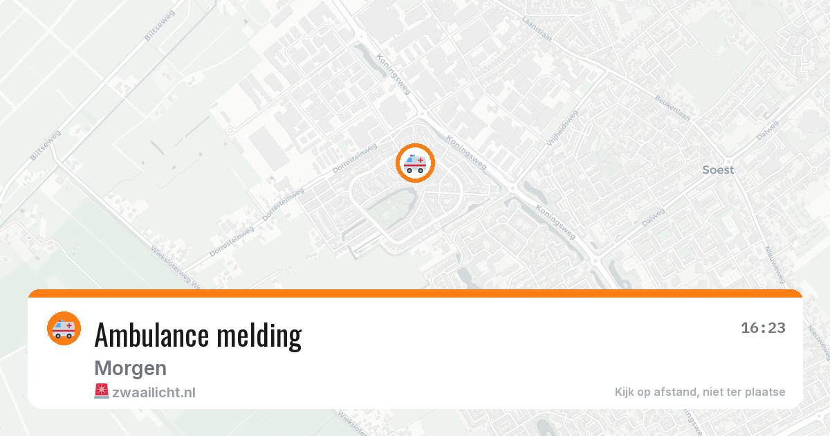 Ambulance melding — 2 jun 2026