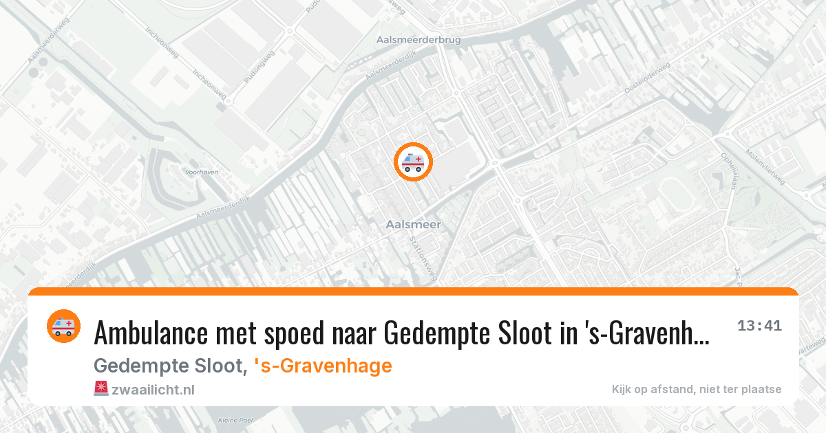 Ambulance met spoed naar Gedempte Sloot in 's-Gravenhage — 11 feb 2026