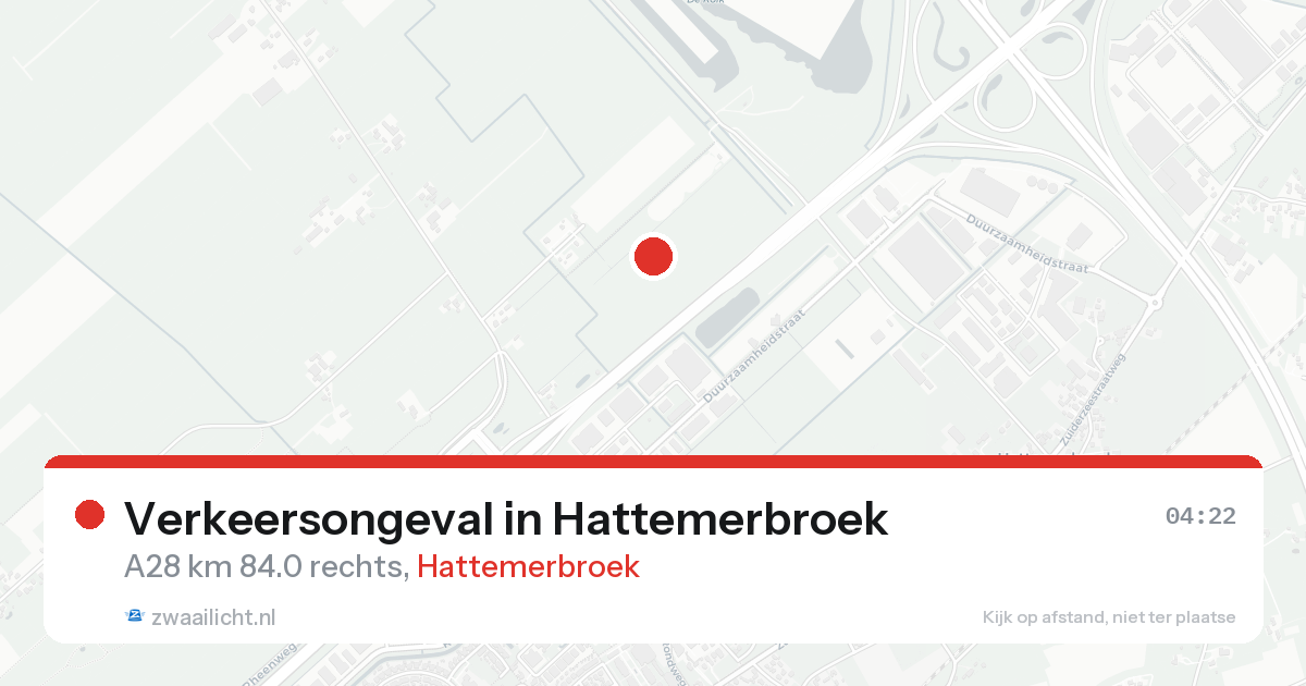 Verkeersongeval in Hattemerbroek — 24 aug 2026