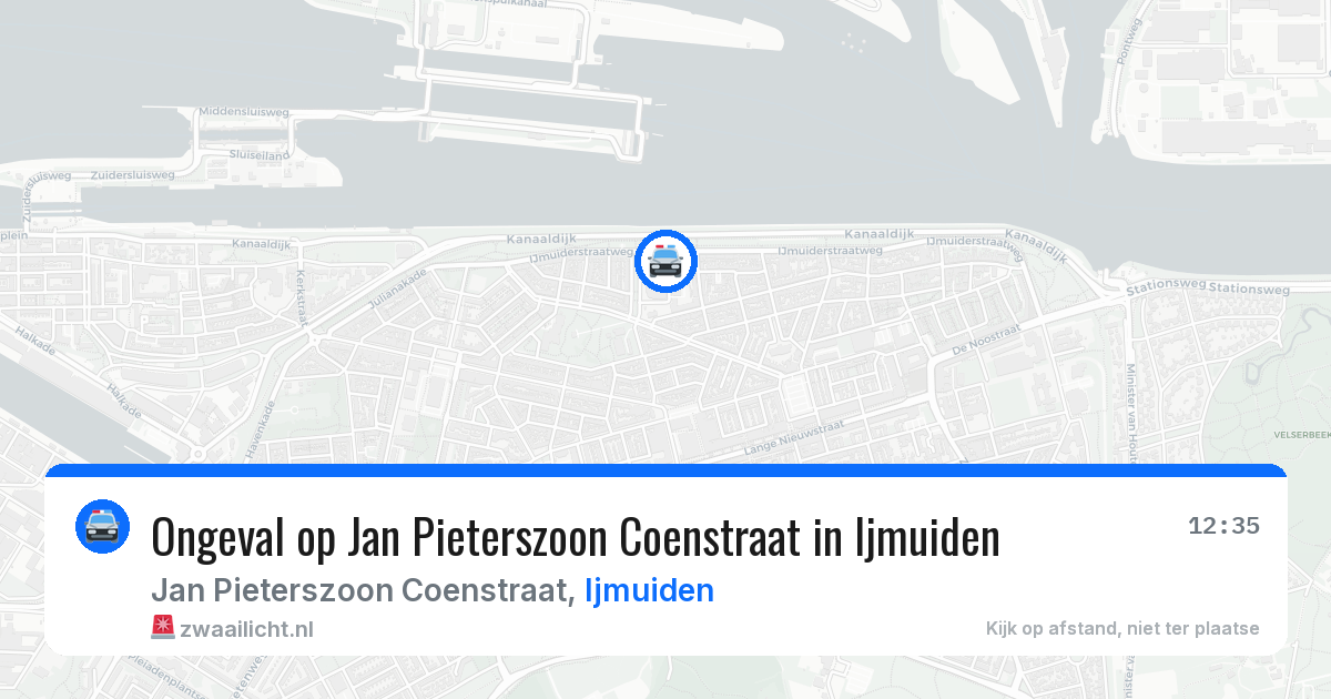 Ongeval op Jan Pieterszoon Coenstraat in Ijmuiden — 22 jul 2026