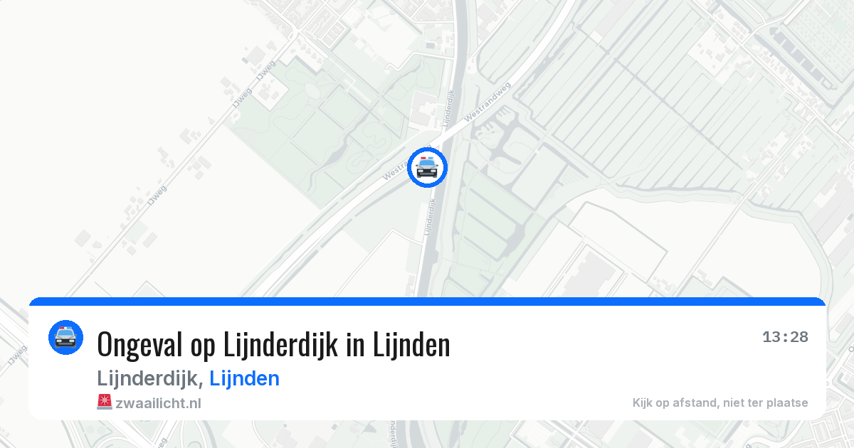 Ongeval op Lijnderdijk in Lijnden — 12 apr 2026