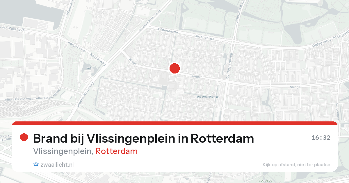 Brand bij Vlissingenplein in Rotterdam — 31 jan 2026