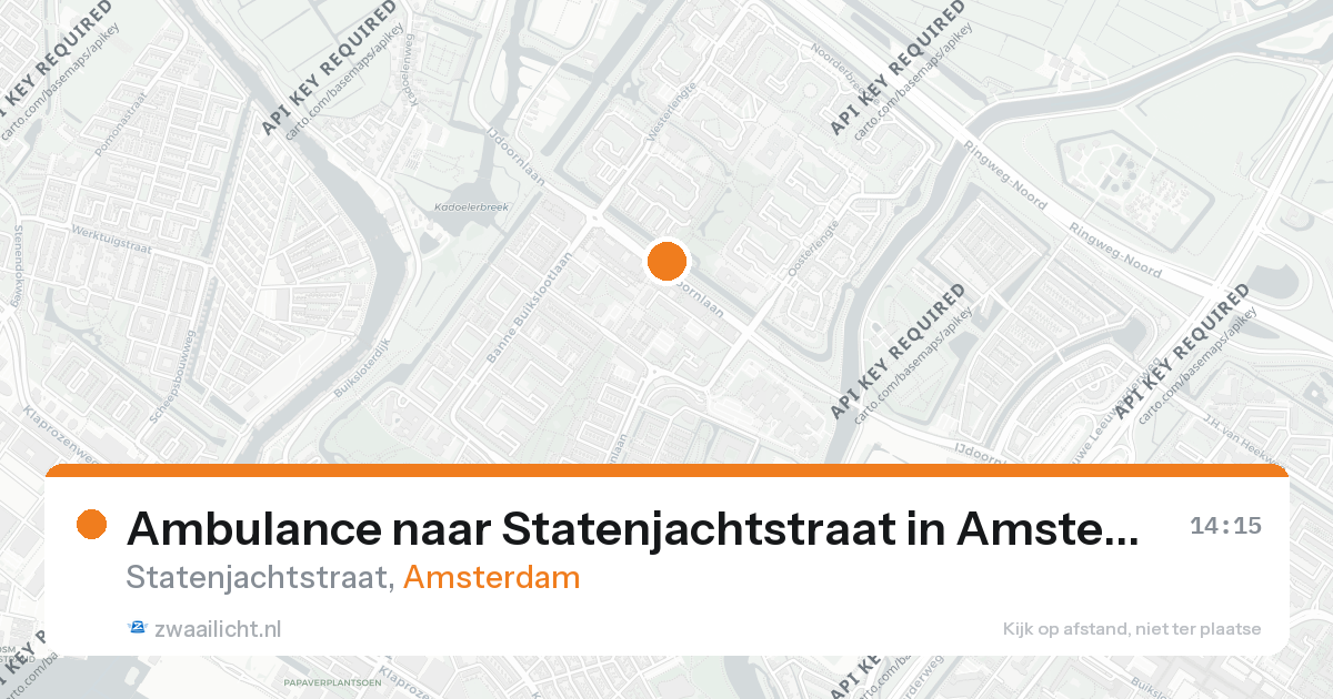 Ambulance naar Statenjachtstraat in Amsterdam — 26 aug 2026