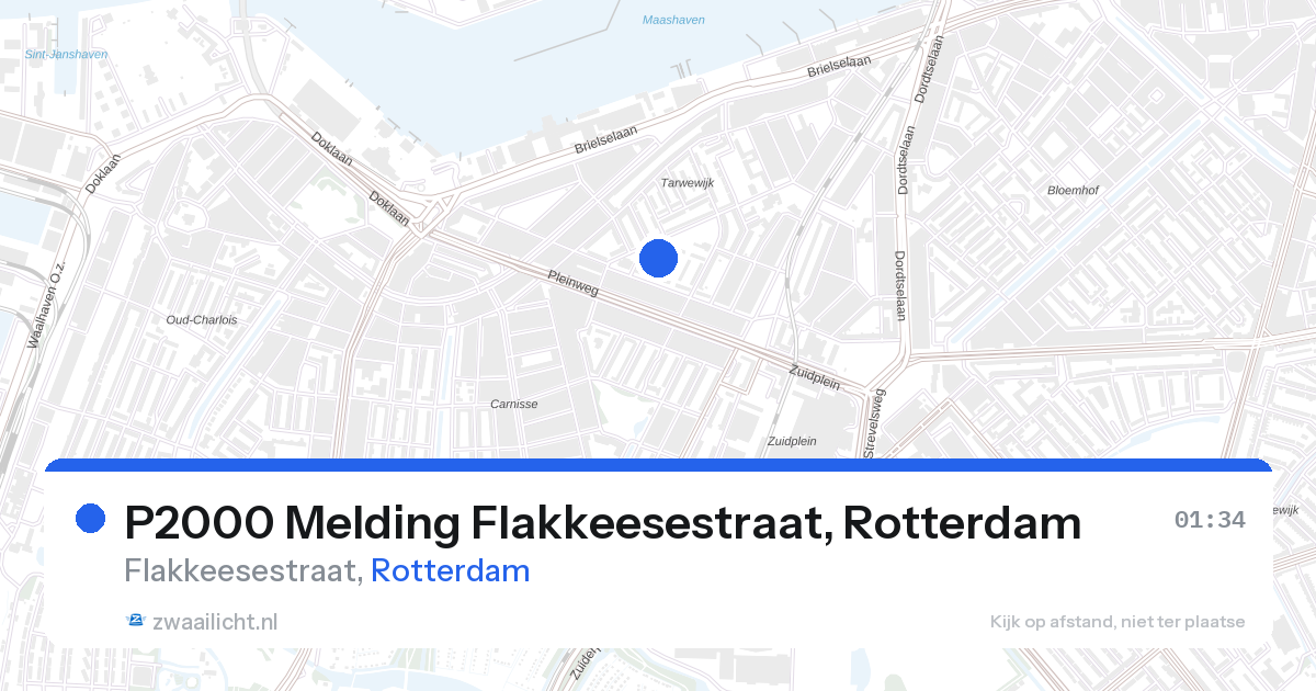 P2000 Melding Flakkeesestraat, Rotterdam — 27 aug 2026