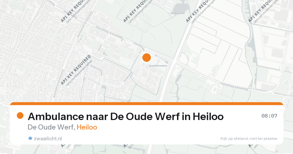 Ambulance naar De Oude Werf in Heiloo — 9 jun 2026
