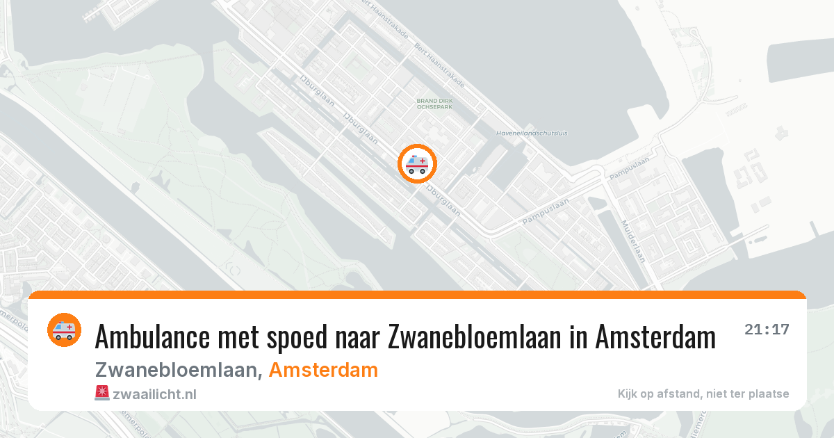Ambulance met spoed naar Zwanebloemlaan in Amsterdam — 12 jun 2026
