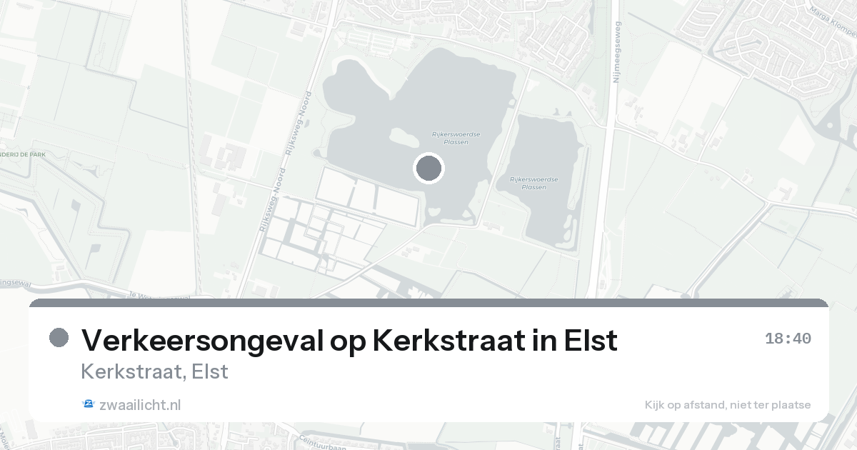 Verkeersongeval op Kerkstraat in Elst — 22 aug 2026