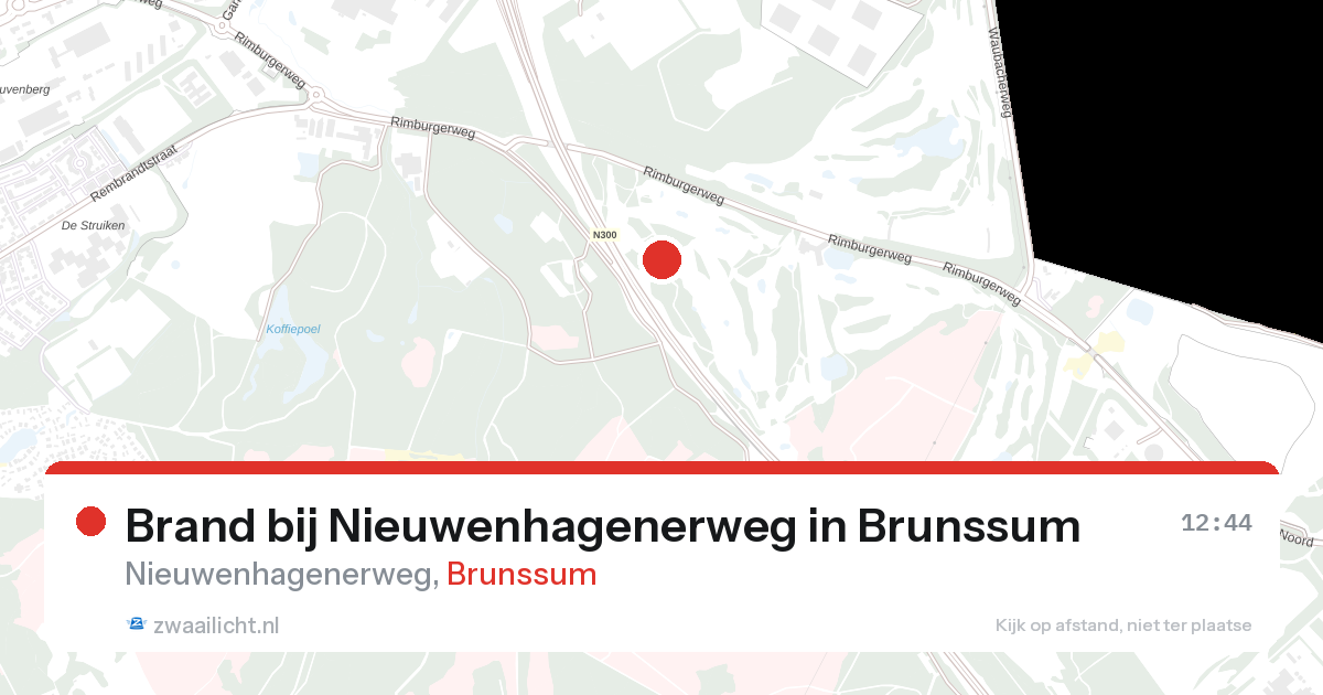 Brand bij Nieuwenhagenerweg in Brunssum — 26 aug 2026