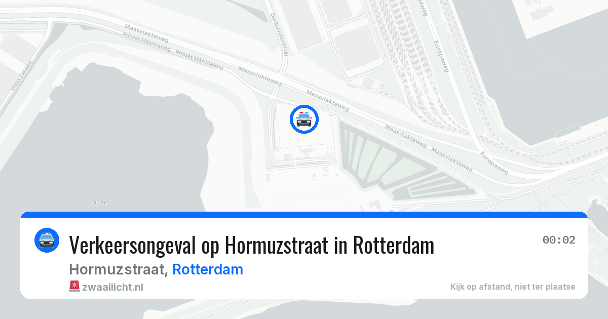 Verkeersongeval op Hormuzstraat in Rotterdam — 4 jul 2026