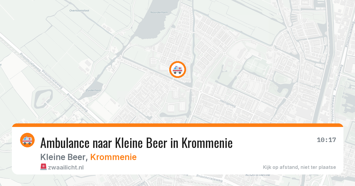 Ambulance naar Kleine Beer in Krommenie — 10 jun 2026